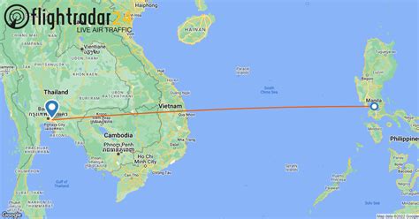 Flight history for Thai Airways flight TG625 .